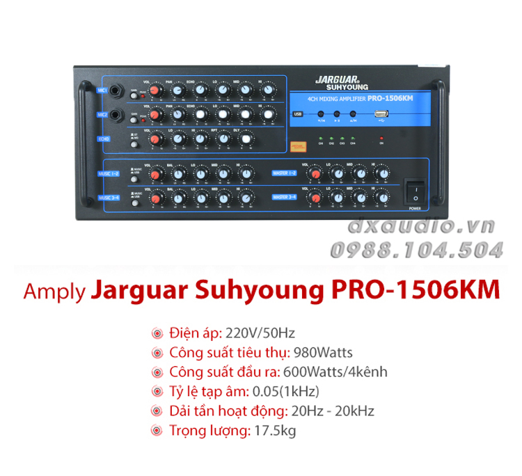 Amply Jarguar Pro 1506KM