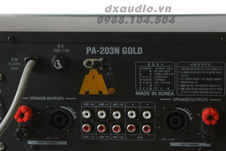 Amply Jarguar PA203N Gold Bluetooth