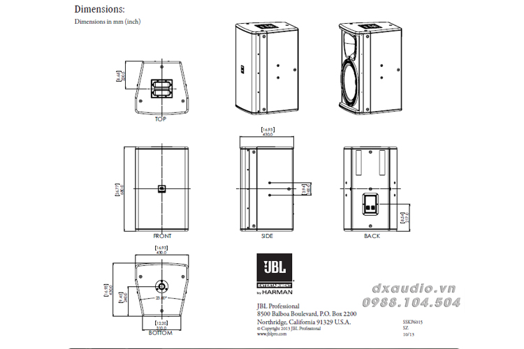 hinh loa jbl 6015