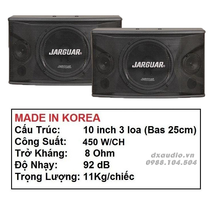 loa jarguar js 455 thong so ki thuat