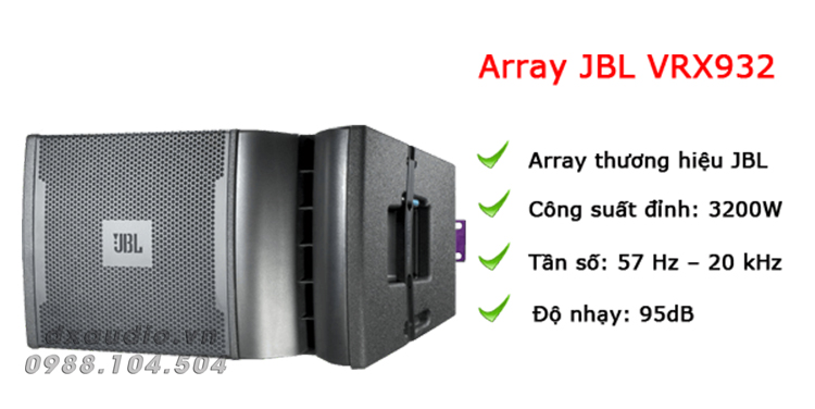 loa jbl vrx 932 thong tin sp