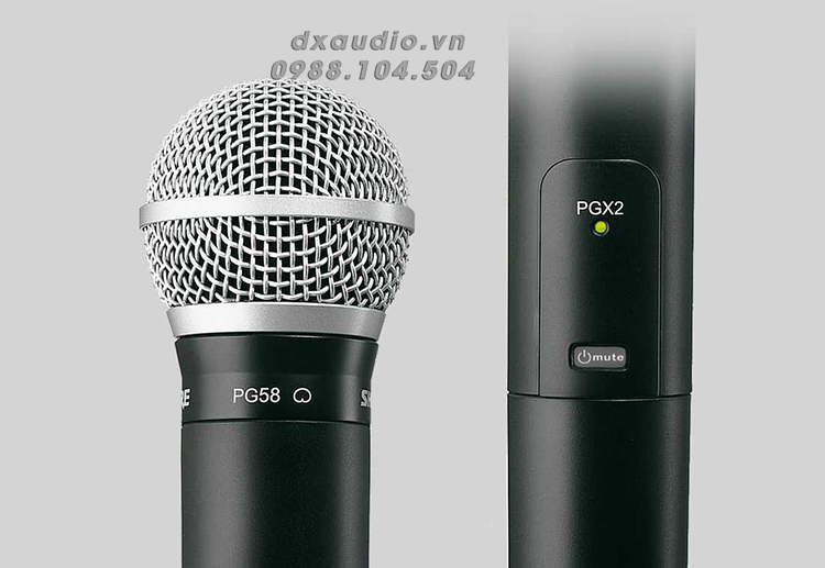 Micro Shure PG1288 - PG185 Không Dây Và Cài Áo